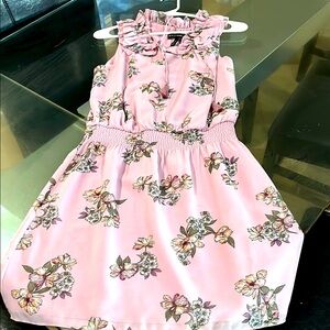 Floral Pink Kids Dress
